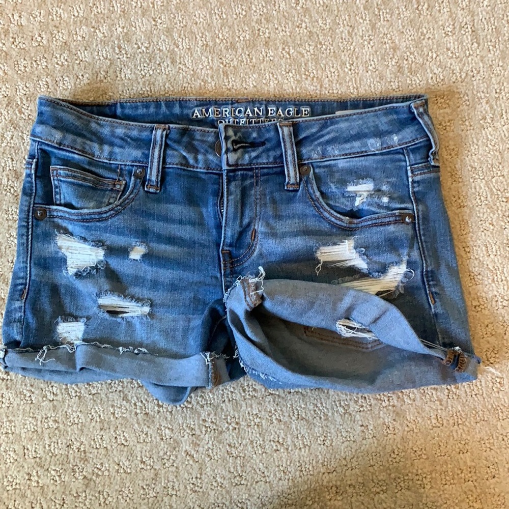 American eagle jean shorts